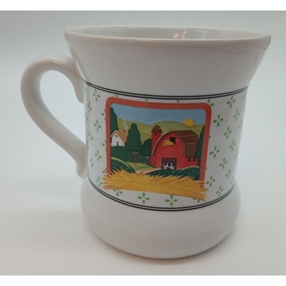 Vintage Vandor Collection Pelzman Designs Cow Plate And Mug Barnyard - Picture 7 of 11